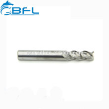 BFL carburo Endmill 3 flauta Endmill para aluminio